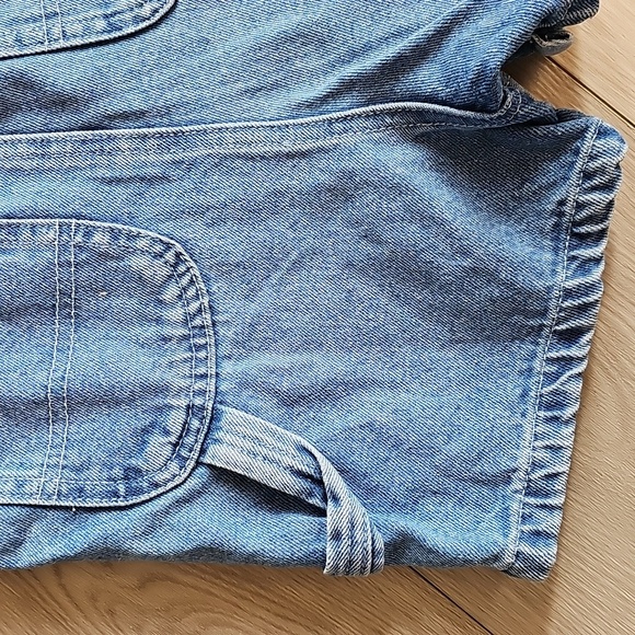 Vintage Mini Sports Denim Short Overalls, 24 Months - Picture 10 of 10
